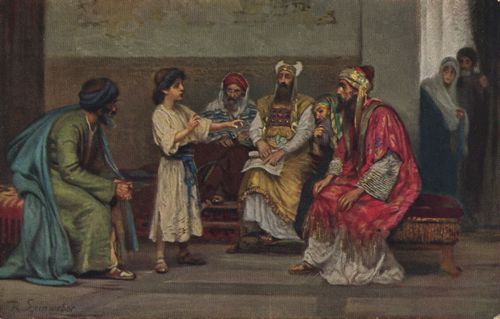 Der 12-j�hrige Jesus im Tempel