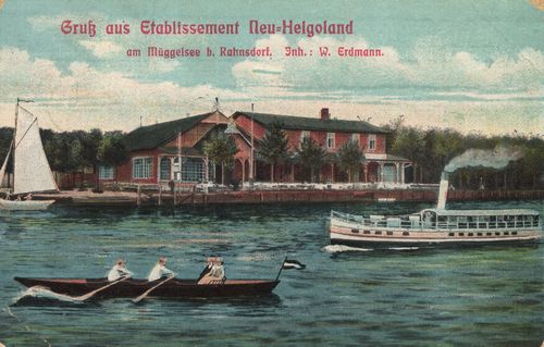 Etablissement 'Neu-Helgoland' am M�ggelsee bei Rahnsdorf