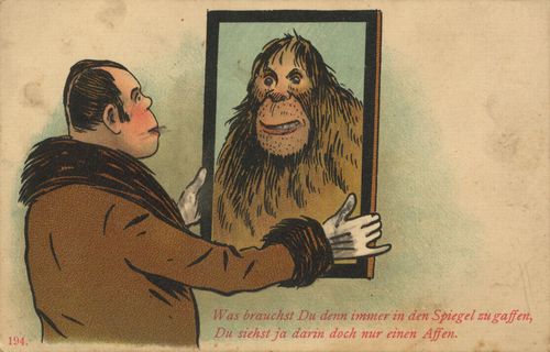 'Was brauchst Du denn immer in den Spiegel zu gaffen...'