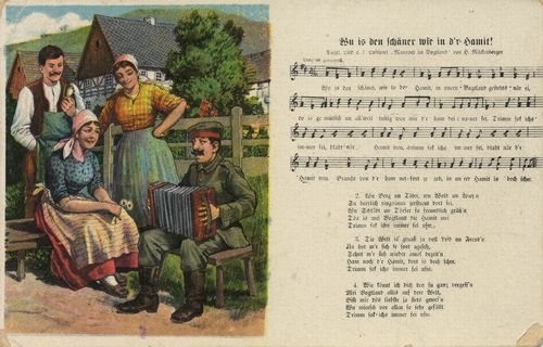 'Wu is den sch�ner wie in d'r Hamit'