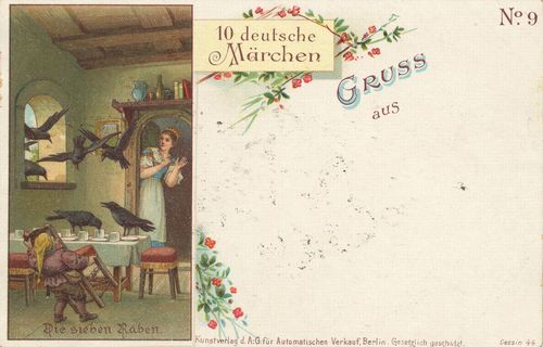 Die sieben Raben (Gru�-aus-Karte)