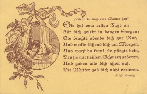 'Wenn du noch eine Mutter hast' I