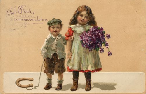 Mit Hufeisen