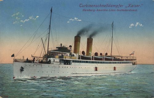 Turbinenschnelldampfer 'Kaiser'