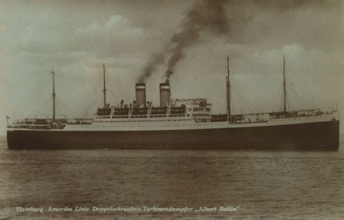 Hamburg-Amerika Linie, Turbinendampfer 'Albert Ballin'