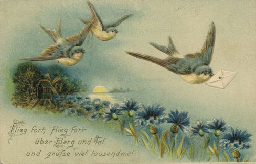'Flieg fort, flieg fort �ber Berg und Tal...'