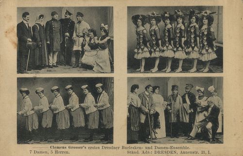Clemens Grossers Dresdner Burlesken- und Damenensemble