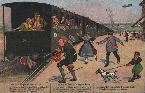 Auf der schw�bischen Eisenbahne V