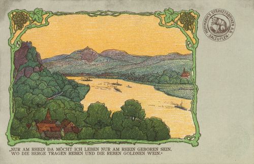 'Nur am Rhein da m�cht ich leben...'