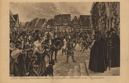 'Die Gefangennahme des Raubgrafen Albrecht von Regenstein'