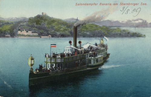 Salondampfer 'Bavaria' am Starnberger See