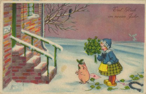 Neujahrsgr��e (Kind)