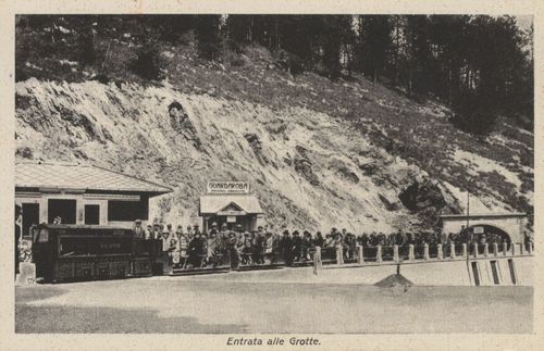 Triest, Eingang zur Grotte