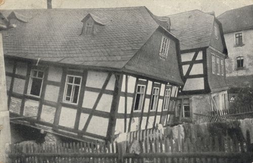 Triebes in Th�ringen, Hochwasser (August 1924)