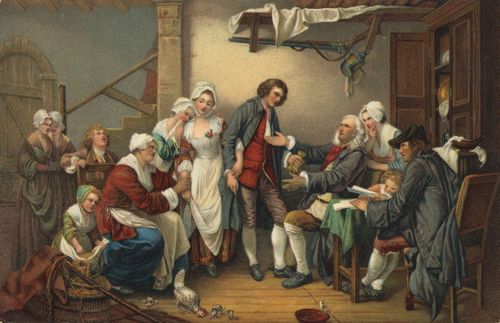Greuze, Abstimmung auf dem Dorf