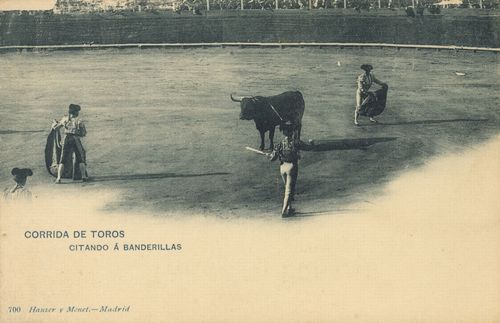 Corrida de Toros: Citando � banderillas
