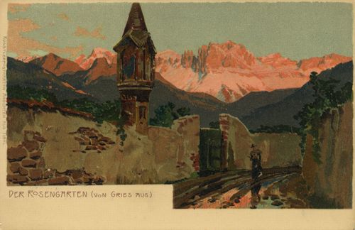 Tirol: Der Rosengarten von Greis aus