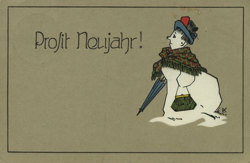 Weiblicher Schneemann