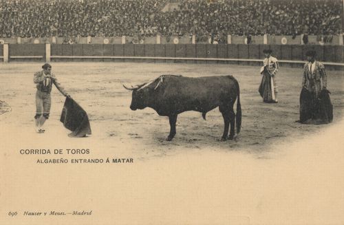 Corrida de Toros: Algabe�o entrado � matar