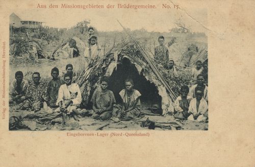 Nord-Queensland, Eingeborene im Lager