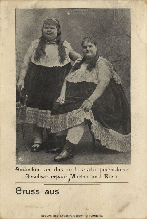 Geschwisterpaar Martha und Rosa