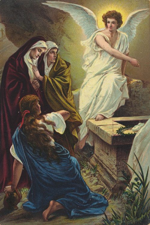 Die 3 Frauen am leeren Grab Christi