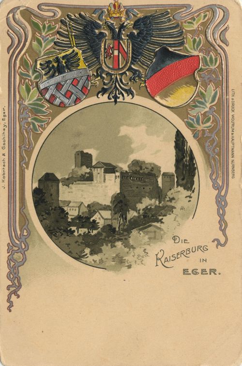 Die Kaiserburg in Eger
