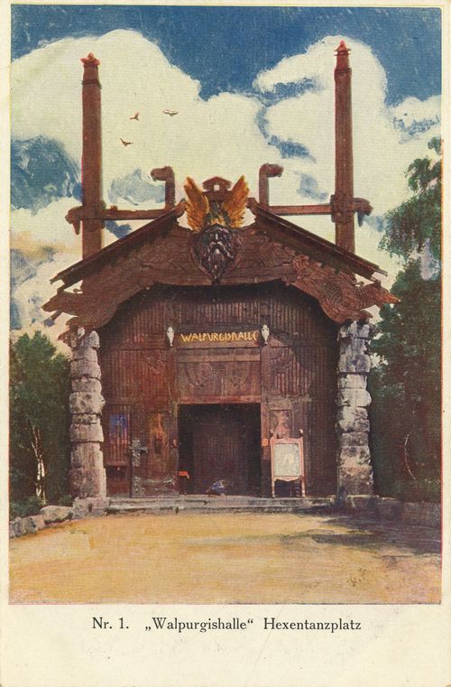 Walpurgishalle - Eingang