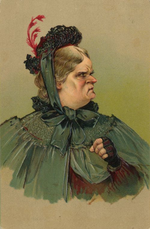Frau mir schlechter Laune