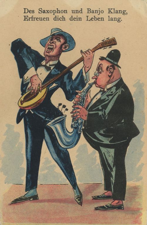 Des Saxophon und Banjo Klang...