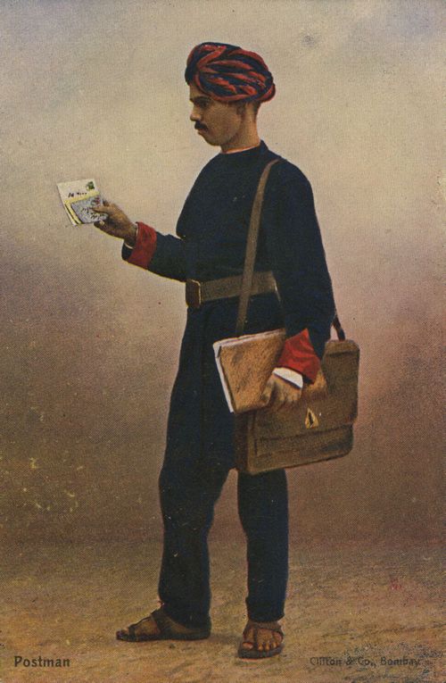 Indischer Postbote