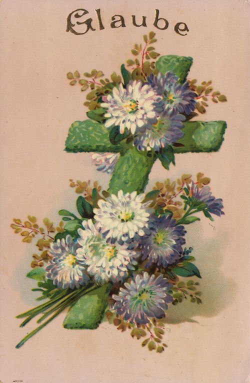 Glaube (Blumenkreuz)