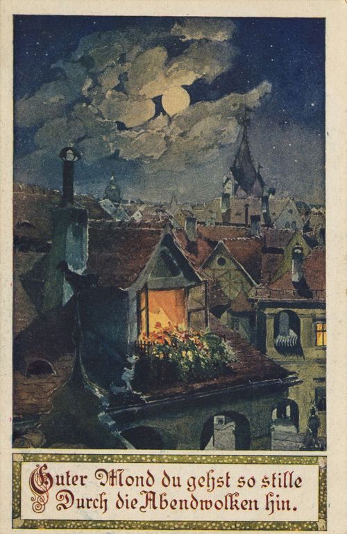 'Guter Mond du gehst so stille...'