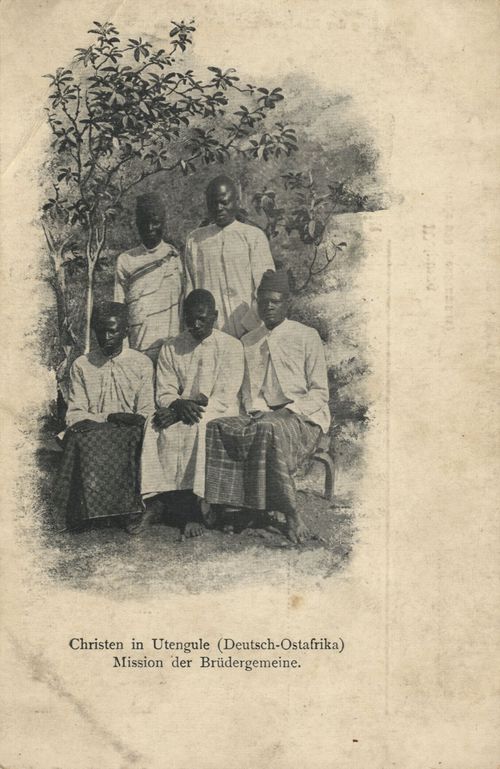 Ostafrika, Christianisierte Eingeborene in Utengule
