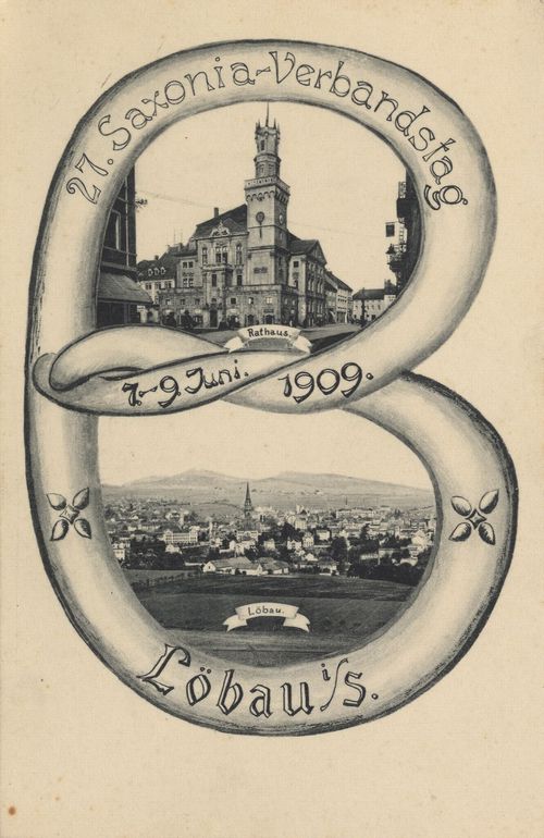 L�bau: 27. Saxonia-Verbandstag 1909