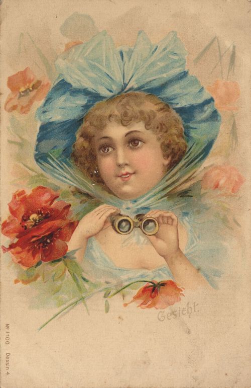 M�dchen mit Mohn