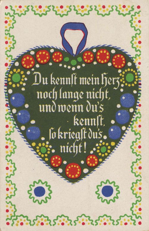 Du kennst mein Herz noch lange nicht...