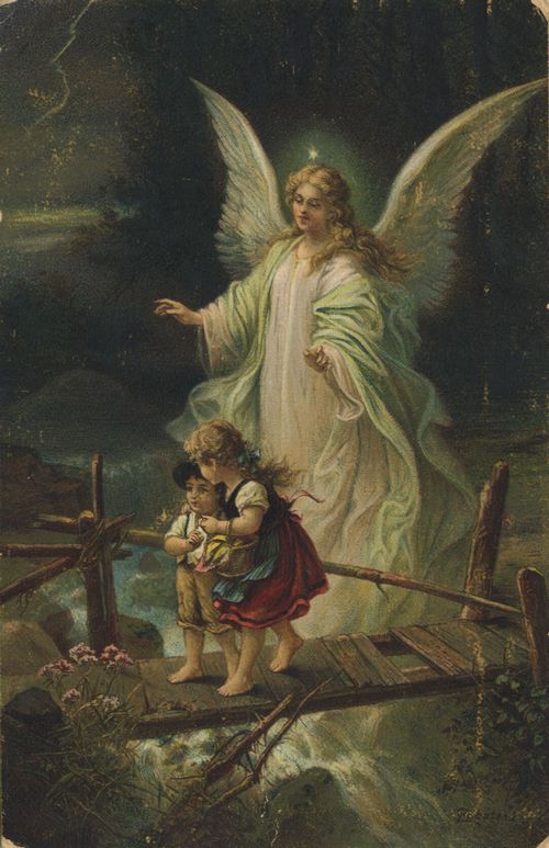 Kinder auf der Br�cke