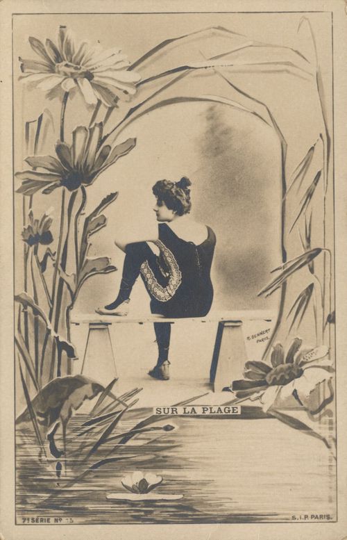 Sur la plage I (R�ckenansicht)