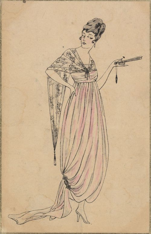 Stehende Dame