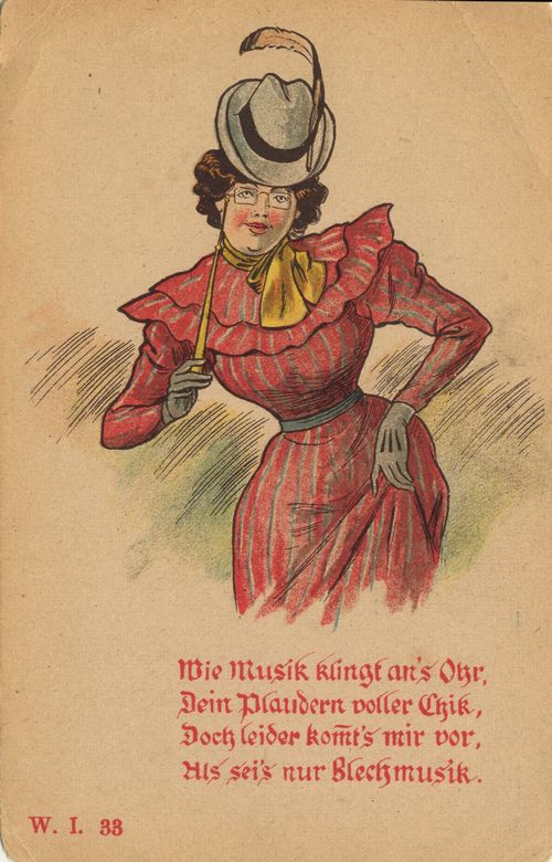 'Wie Musik klingt an's Ohr...'