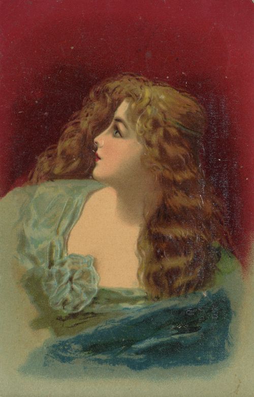 Lange, blonde Locken