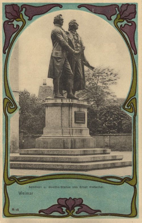 Weimar, Goethe-Schiller-Denkmal