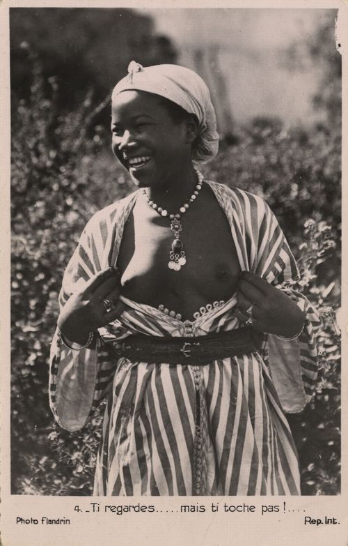 Afrikanerin, 'Ti regardes ... mais ti toche pas!'