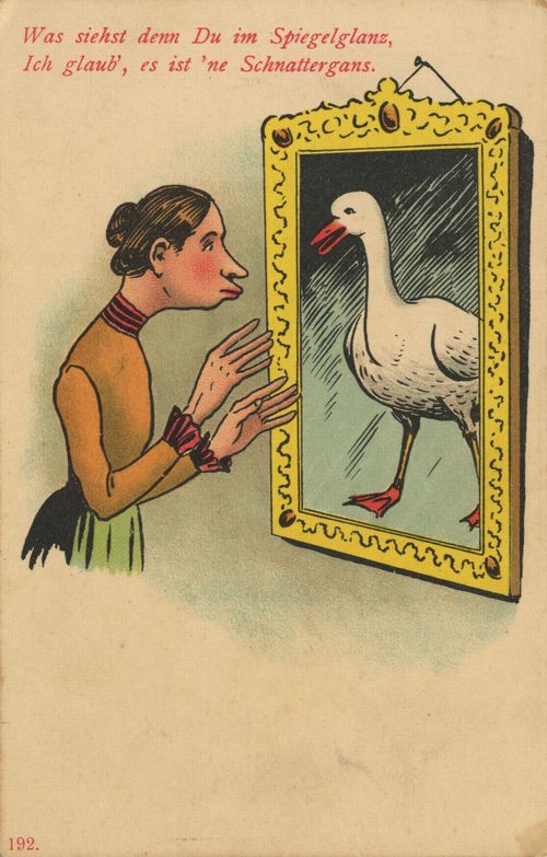'Was siehst denn Du im Spiegelglanz...'