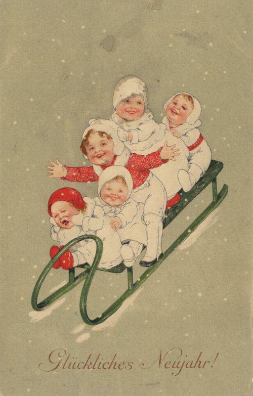 5 Kinder (Neujahrsgr��e)