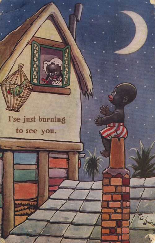 'I'se just burning to see you'