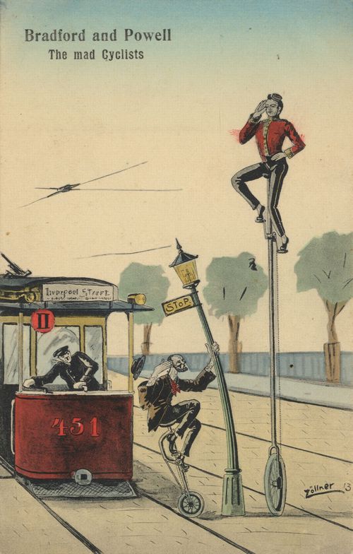 Bradford and Powell, The mad Cyclists+F337