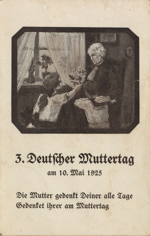 'Die Mutter gedenkt Deiner alle Tage...'