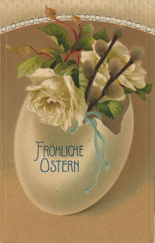 Rosen in Eierschale